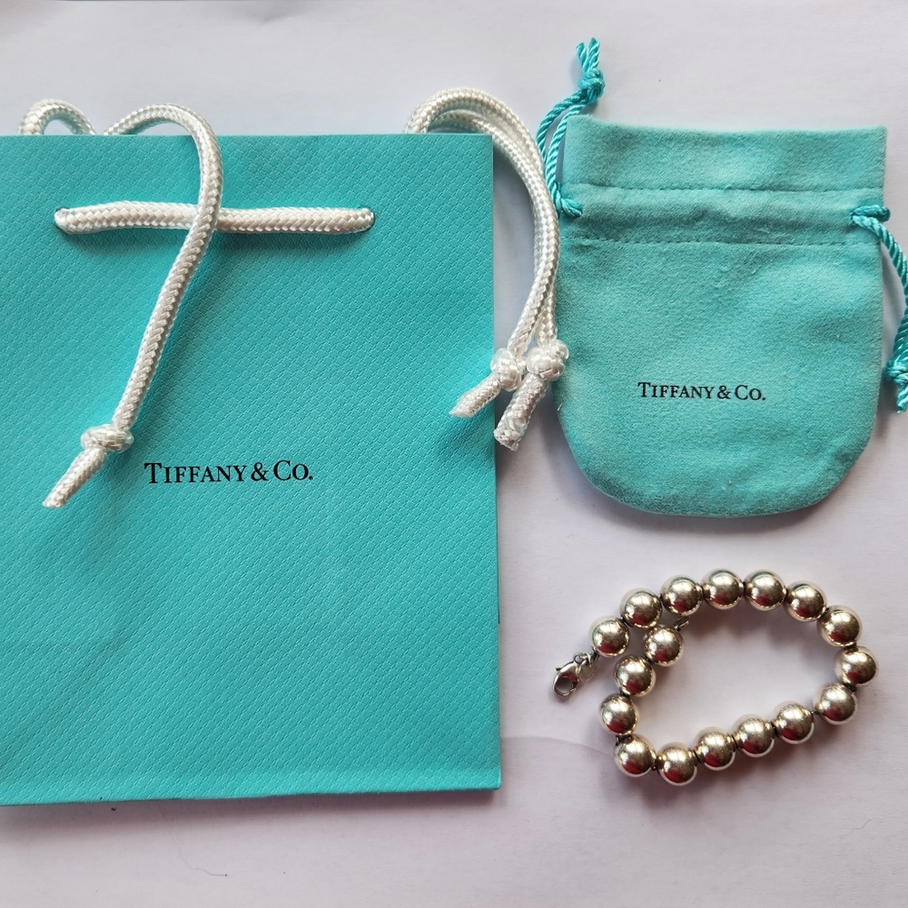 Tiffany & Co. Sterling Silver Ball Bracelet with original bag!